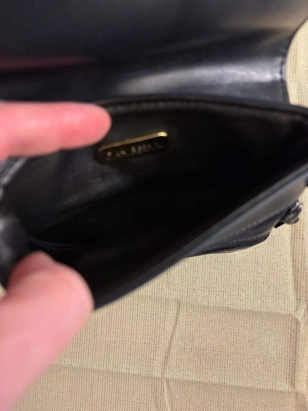 Giani Bernini black leather